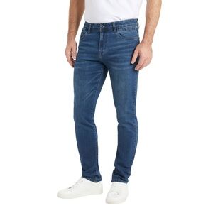 Kenneth Cole Men's Straight Fit Stretch Denim Jeans